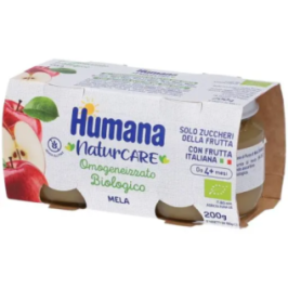 Humana Omogeneizzato Mela Bio 100g - 2 Vasetti
