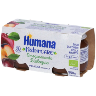 Humana Omogeneizzato Biologico Prugna - 2x100g | Sicurezza e Gusto per