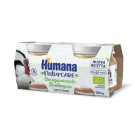Humana Omog Tacchino Bio 2x80g - Omogeneizzato per Infanzia