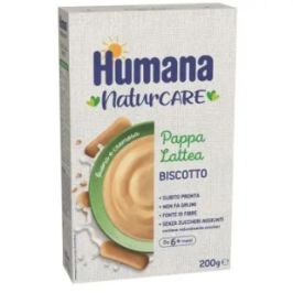 Humana Pappa Lattea Biscotto 200g - Alimento per Infanzia