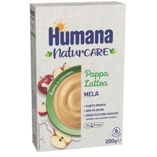 Humana Pappa Lattea Mela 200g - Alimento per Bambini