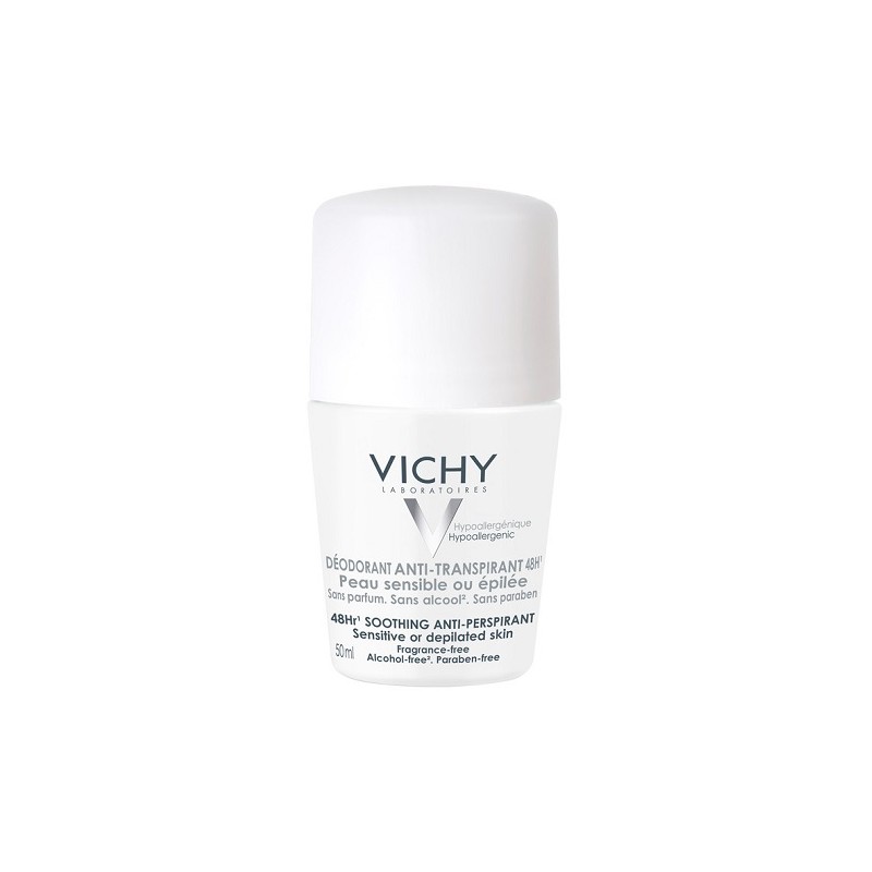 Vichy Deodorante Pelle Sensibile Roll-On 50 ml | FarmaLùmina