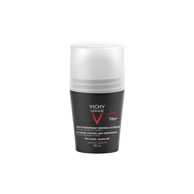 Vichy Homme Deo Roll-On Anti-Traspirante 50 ml | FarmaLùmina