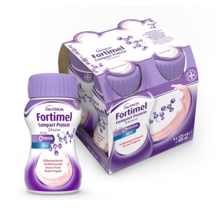Fortimel Compact Protein Fragola 125 ml | FarmaLùmina