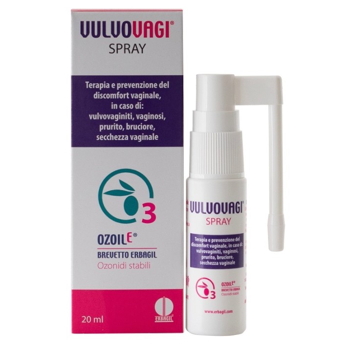 Erbagil Vulvovagi Spray per Vulvovaginiti e Secchezza Vaginale 20 ml