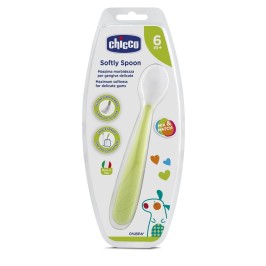 Chicco Cucchiaio Morbido Silicone 6M+ Verde Up | FarmaLùmina
