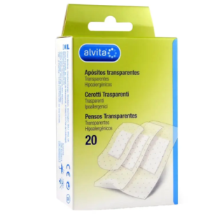 Alvita Cerotto Trasparente 20pz - Protezione Ferite Superficiali