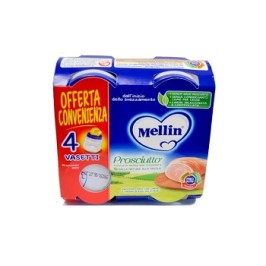 Mellin Prosciutto Omogeneizzato 4 x 80 g | FarmaLùmina