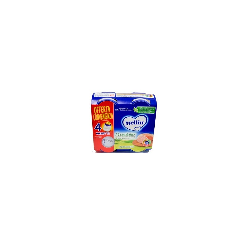 Mellin Prosciutto Omogeneizzato 4 x 80 g | FarmaLùmina