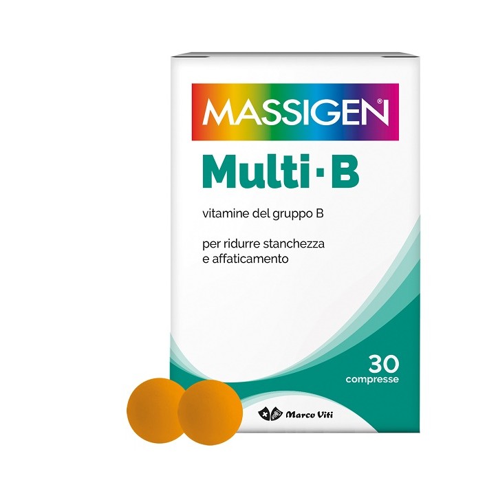 Massigen Multi B Vitamine del Gruppo B 30 compresse
