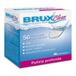 BRUX CLEAN 56CPR EFFERVESCENTI - Pulizia Profonda di Apparecchi Ortodo