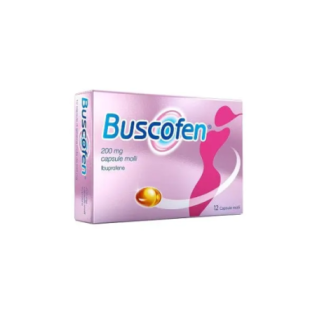 Buscofen 12 Capsule Molli 200mg - Allevia il Dolore