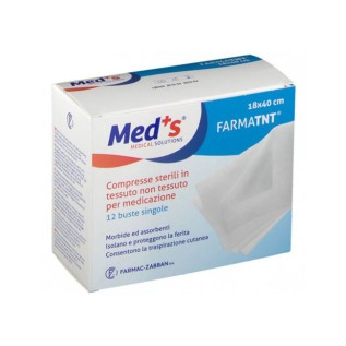 Meds Garza Compressa Tessuto Non Tessuto 18x40 cm | FarmaLùmina