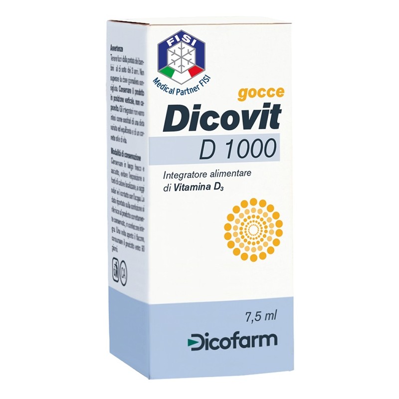 Dicofarm Dicovit D 1000 7,5 ml | FarmaLùmina