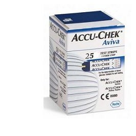 Accu-Chek Aviva Striscia Misurazione Glicemia 25 pz | FarmaLùmina