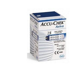 Accu-Chek Aviva Striscia Misurazione Glicemia 25 pz | FarmaLùmina