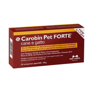 CAROBIN PET FORTE 30CPR - Mangime Complementare per Cani e Gatti