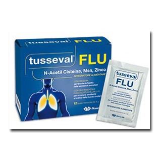 Tusseval Flu 12 bustine | FarmaLùmina