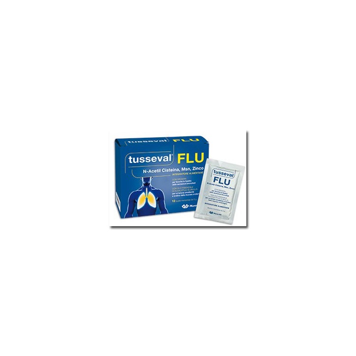 Tusseval Flu 12 Bustine Solubili