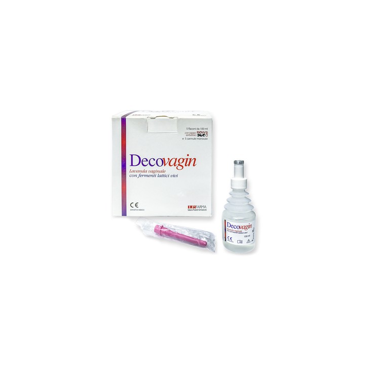 Decovagin 5 Flaconi da 100 ml + 5 Cannule Monouso