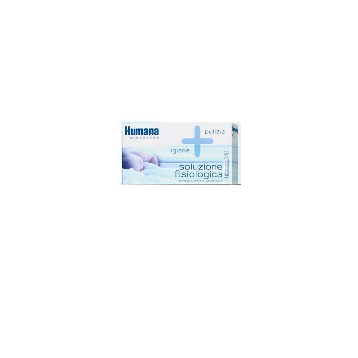 Humana Soluzione Fisiologica Monodose 20 flaconcini da 5 ml