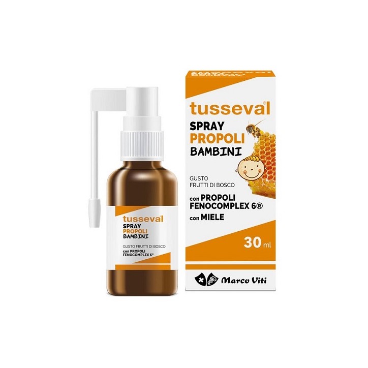Tusseval Gola Propoli Spray per Bambini 30 ml