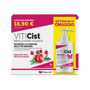 Viti Cist Mirtillo - Integratore Alimentare 14 Bustine + Detergente In