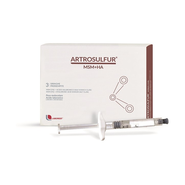 Artrosulfur Siringhe Pre-Riempite Intra-Articolari Acido Ialuronico 2 ml