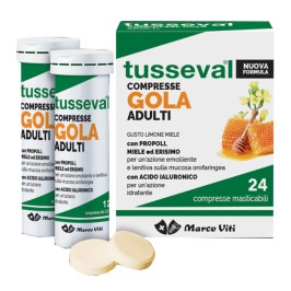 Tusseval Gola Adulti 24 compresse | FarmaLùmina
