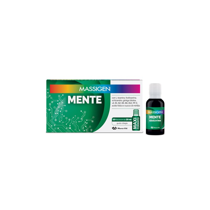 Massigen Mente 10 flaconi da 25 ml | FarmaLùmina