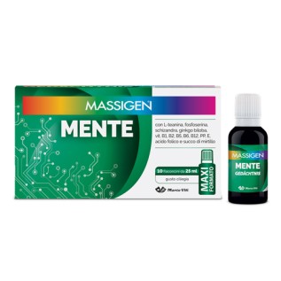 Massigen Mente 10 flaconi da 25 ml | FarmaLùmina