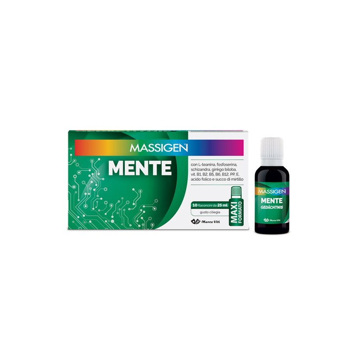 Massigen Mente 10 Flaconi da 25 ml