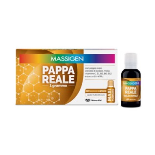 Massigen Pappa Reale 10 flaconi da 25 ml | FarmaLùmina