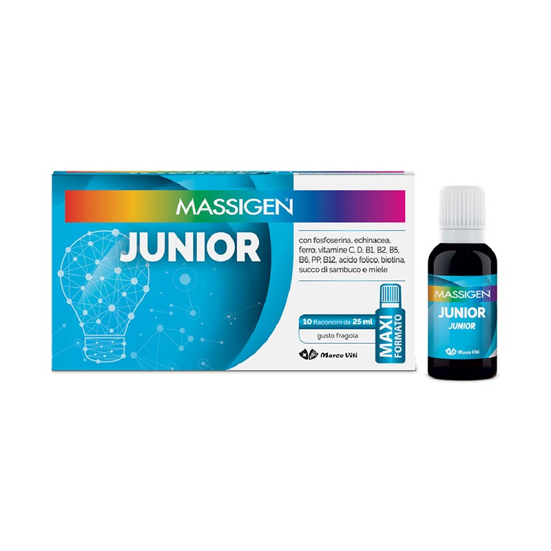 Massigen Junior 10 flaconi da 25 ml | FarmaLùmina