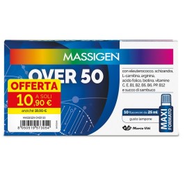 Massigen Over 50 10 flaconi da 25 ml | FarmaLùmina
