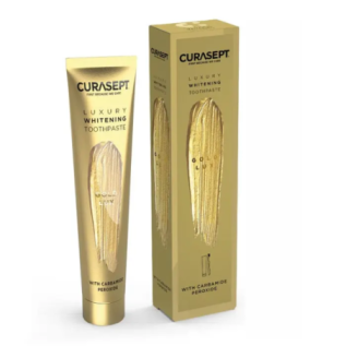 Curasept Gold Luxury White 75ml - Dentifricio Sbiancante Premium