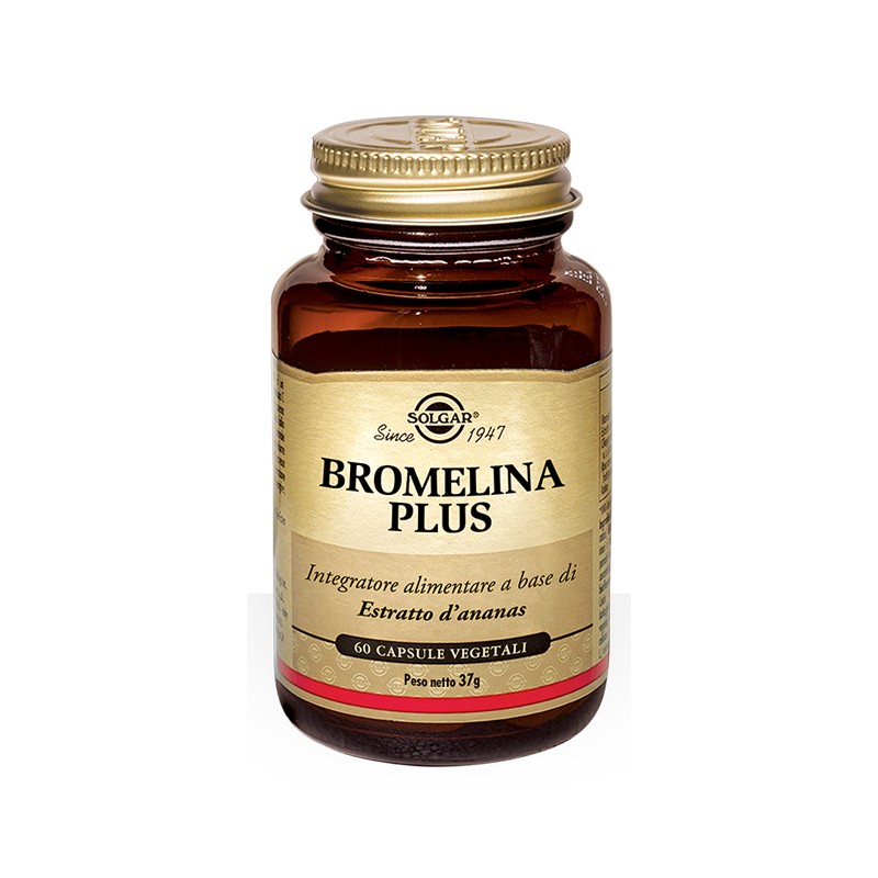 Solgar Bromelina Plus 60 capsule | FarmaLùmina