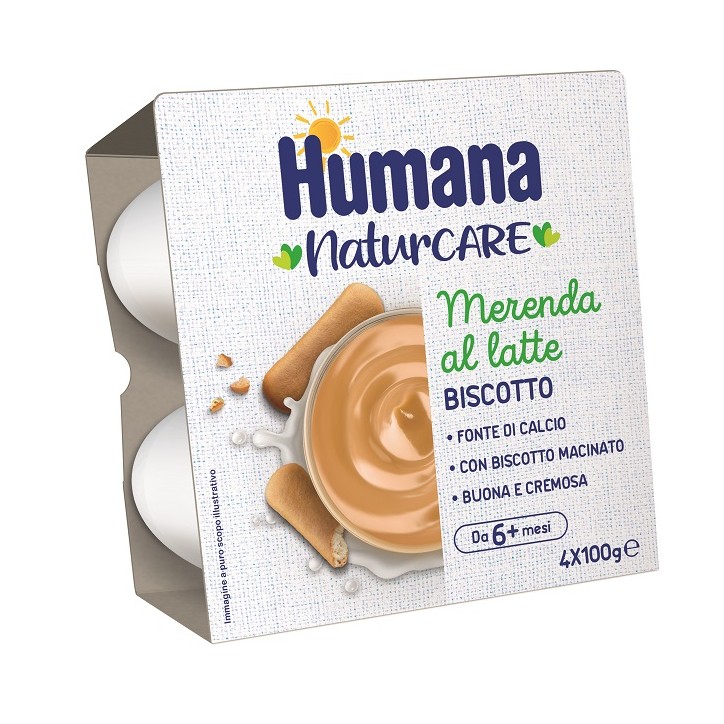 Humana Merenda Latte Biscotto 400 g