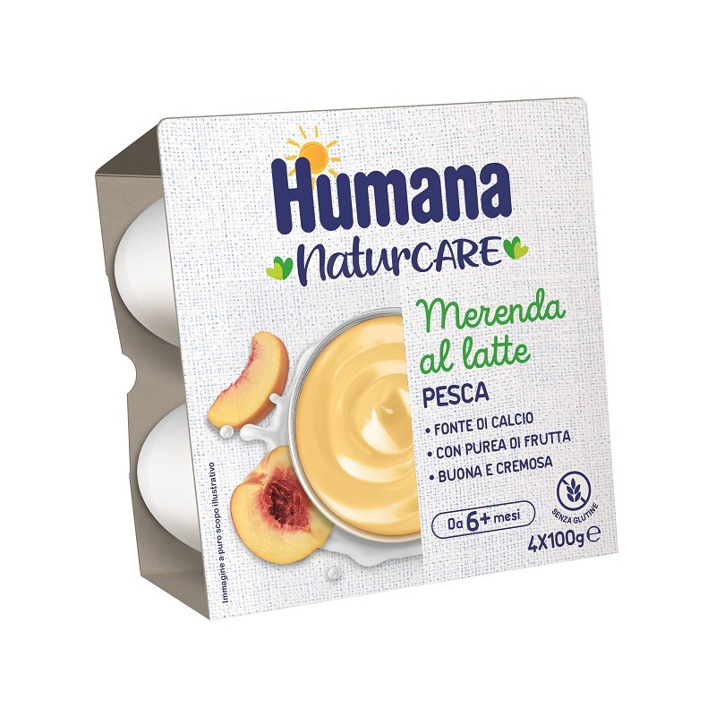 Humana Merenda Pesca 100 g | FarmaLùmina