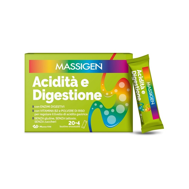 Massigen Acidità e Digestione 24 stickpack | FarmaLùmina