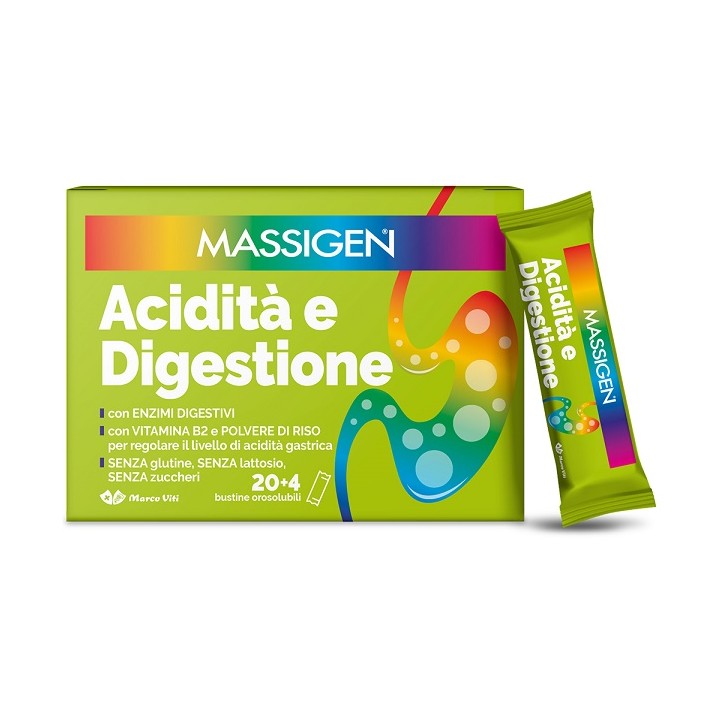 Massigen Acidità e Digestione 24 stickpack