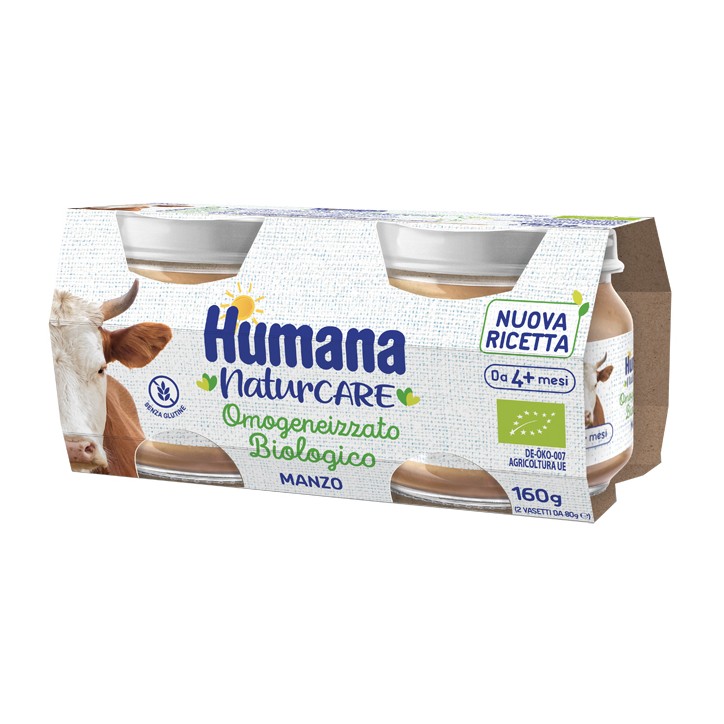 Humana Omogeneizzato Manzo Biologico 80 g