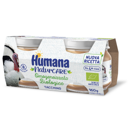 Humana Omogeneizzato Tacchino Bio 2 vasetti 80 g | FarmaLùmina