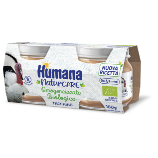 Humana Omogeneizzato Tacchino Bio 2 vasetti 80 g | FarmaLùmina