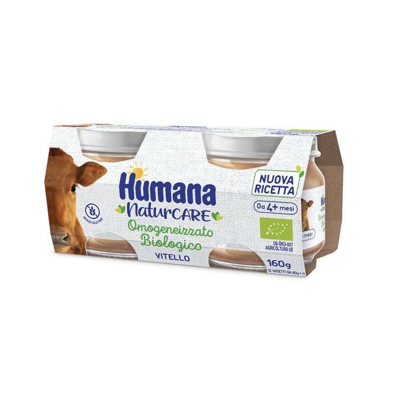 Humana Omogeneizzato Vitello Biologico 80 g | FarmaLùmina