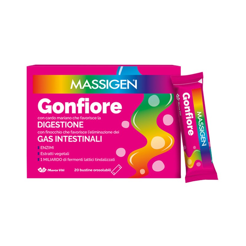 Massigen Gonfiore 20 bustine | FarmaLùmina