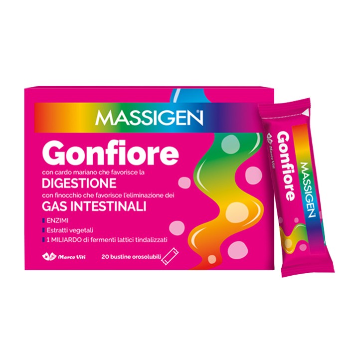 Massigen Gonfiore 20 Bustine Orosolubili