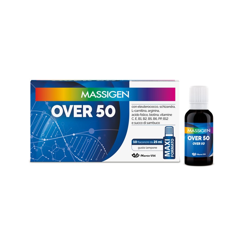 Massigen Over 50 10 flaconi da 25 ml | FarmaLùmina