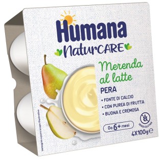 Humana Merenda al Latte Pera 100 g | FarmaLùmina