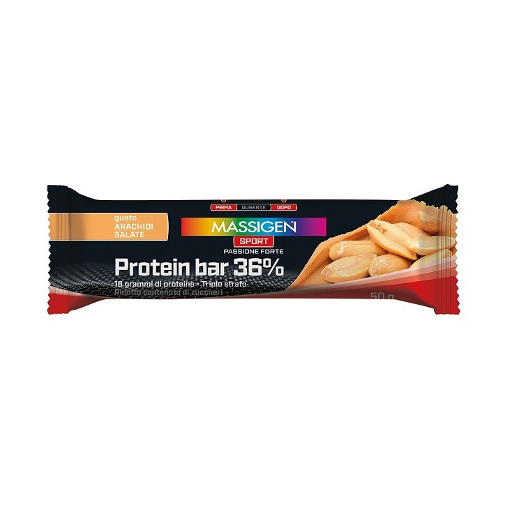 Mass Sport Protein Bar 36% Caramello Salato 35 g